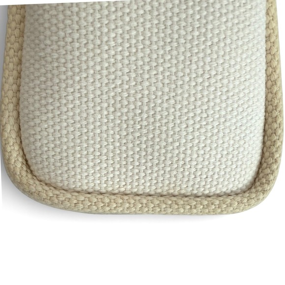 Louis Vuitton Antigua Cabas PM Sailcloth Canvas Tote Ivory Brown Leather Studded - Picture 11 of 14